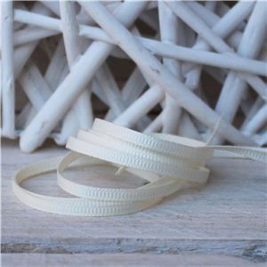 Christmas Ribbon - 3mm Antique White